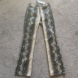 I am Gia snake print pants